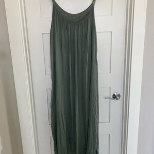 Mahina Olive Green Maxi Dress